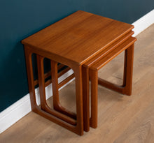 Load image into Gallery viewer, Retro Teak 1960s Set Of 3 Nesting Coffee Tables