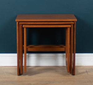 Retro Teak 1960s Set Of 3 Nesting Coffee Tables