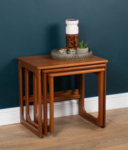 Load image into Gallery viewer, Retro Teak 1960s Set Of 3 Nesting Coffee Tables