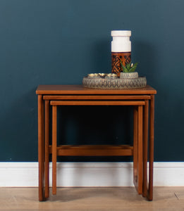 Retro Teak 1960s Set Of 3 Nesting Coffee Tables