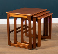 Load image into Gallery viewer, Retro Teak 1960s Set Of 3 Nesting Coffee Tables