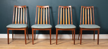 Load image into Gallery viewer, Retro Teak 1960 G Plan Table &amp; Four 4 Victor Wilkins Dining Chairs