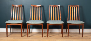 Retro Teak 1960 G Plan Table & Four 4 Victor Wilkins Dining Chairs