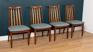 Retro Teak 1960 G Plan Table & Four 4 Victor Wilkins Dining Chairs