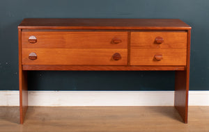 Retro Teak 1960s Stag Short Mid Century Sideboard Console Table