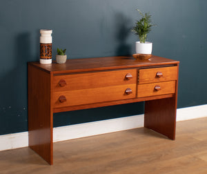 Retro Teak 1960s Stag Short Mid Century Sideboard Console Table