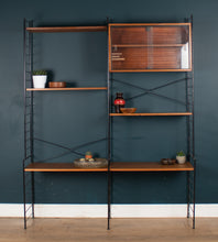 Load image into Gallery viewer, Retro Teak 1960s Danish String Wall Shelving System