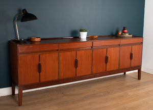 Retro 1960s Teak Long Mid Century Sideboard By Robert Heritage For Archie Shine