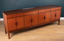 Load image into Gallery viewer, Retro 1960s Teak Long Mid Century Sideboard By Robert Heritage For Archie Shine