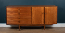 Load image into Gallery viewer, Retro 1960s G Plan Kofod Larsen Short Teak &amp; Rosewood Sideboard