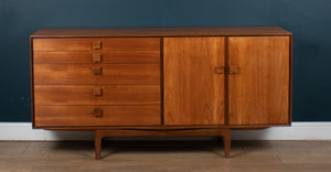 Retro 1960s G Plan Kofod Larsen Short Teak & Rosewood Sideboard