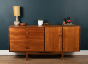 Retro 1960s G Plan Kofod Larsen Short Teak & Rosewood Sideboard