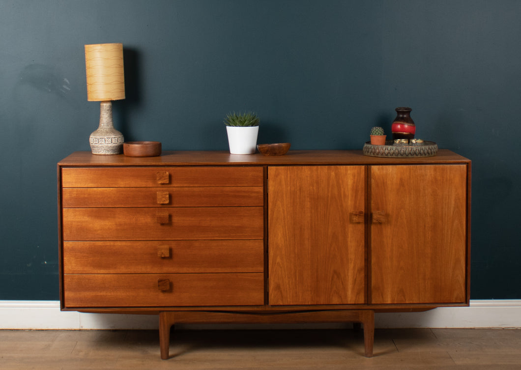 Retro 1960s G Plan Kofod Larsen Short Teak & Rosewood Sideboard