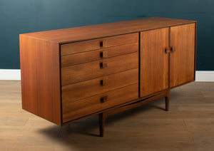 Retro 1960s G Plan Kofod Larsen Short Teak & Rosewood Sideboard