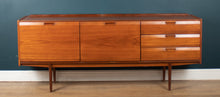 Load image into Gallery viewer, Retro Long Teak 1960s Mid Century Teak Sideboard By White &amp; Newton