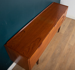 Retro Long Teak 1960s Mid Century Teak Sideboard By White & Newton