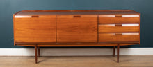 Load image into Gallery viewer, Retro Long Teak 1960s Mid Century Teak Sideboard By White &amp; Newton