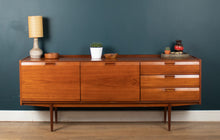 Load image into Gallery viewer, Retro Long Teak 1960s Mid Century Teak Sideboard By White &amp; Newton