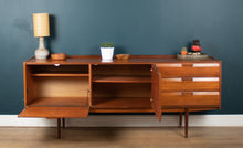 Load image into Gallery viewer, Retro Long Teak 1960s Mid Century Teak Sideboard By White &amp; Newton