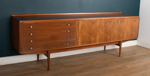 Retro Long Rosewood Archie Shine Hamilton Mid Century Sideboard By Robert Heritage