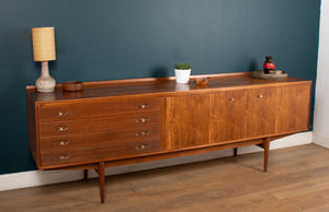 Retro Long Rosewood Archie Shine Hamilton Mid Century Sideboard By Robert Heritage