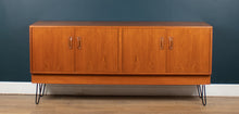 Load image into Gallery viewer, Long Restored Teak Retro 1960s G Plan Fresco Sideboard On Hairpin Legs