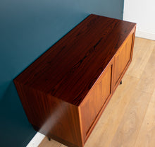 Load image into Gallery viewer, Restored Mid Century Danish Rosewood Sideboard On Hairpin Legs