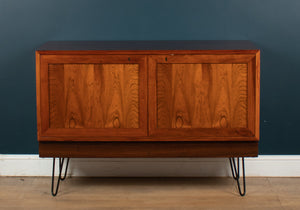 Restored Mid Century Danish Rosewood Sideboard On Hairpin Legs