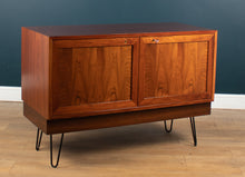 Load image into Gallery viewer, Restored Mid Century Danish Rosewood Sideboard On Hairpin Legs