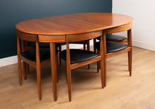 Load image into Gallery viewer, Retro Teak 1960s Hans Olsen &quot;Roundette&quot; Teak Dining Table &amp; 6 For Frem Rølje Regular price