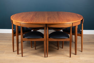 Retro Teak 1960s Hans Olsen "Roundette" Teak Dining Table & 6 For Frem Rølje Regular price