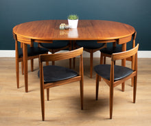 Load image into Gallery viewer, Retro Teak 1960s Hans Olsen &quot;Roundette&quot; Teak Dining Table &amp; 6 For Frem Rølje Regular price