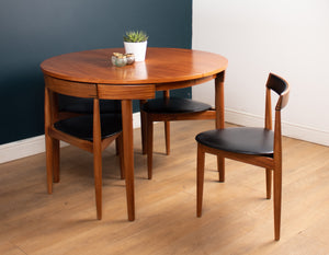 Retro Teak 1960s Hans Olsen "Roundette" Teak Dining Table & 6 For Frem Rølje Regular price