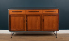 Load image into Gallery viewer, Retro Teak 1960s Painte G Plan Fresco Sideboard By Victor Wilkins On Hairpin Legs