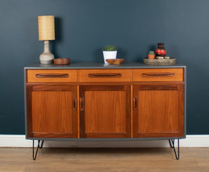 Retro Teak 1960s Painte G Plan Fresco Sideboard By Victor Wilkins On Hairpin Legs