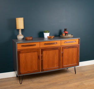 Retro Teak 1960s Painte G Plan Fresco Sideboard By Victor Wilkins On Hairpin Legs