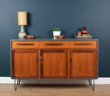 Load image into Gallery viewer, Retro Teak 1960s Painte G Plan Fresco Sideboard By Victor Wilkins On Hairpin Legs