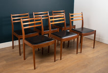 Load image into Gallery viewer, Retro Teak 1960s G Plan Fresco Dining Table &amp; 6 Six Chairs By Victor Wilkins