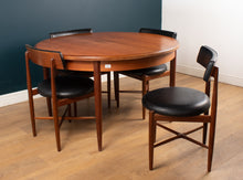 Load image into Gallery viewer, Retro 1960s Teak GPlan Fresco Dining Table &amp; 4 Four Chairs By Victor Wilkins