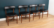 Load image into Gallery viewer, Retro 1960s Teak GPlan Fresco Dining Table &amp; 4 Four Chairs By Victor Wilkins