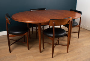 Retro Teak GPlan 1960s Fresco Dining Table & 4 Four Chairs By Victor Wilkins