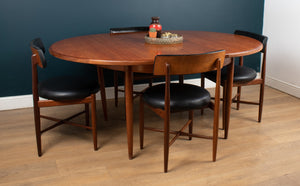 Retro Teak GPlan 1960s Fresco Dining Table & 4 Four Chairs By Victor Wilkins