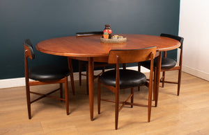 Retro Teak GPlan 1960s Fresco Dining Table & 4 Four Chairs By Victor Wilkins