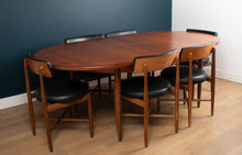 Load image into Gallery viewer, Retro Teak GPlan 1960s Fresco Dining Table &amp; 6 Six Chairs By Victor Wilkins