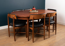 Load image into Gallery viewer, Retro Teak GPlan 1960s Fresco Dining Table &amp; 6 Six Chairs By Victor Wilkins