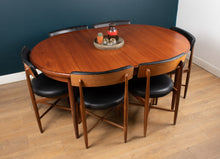 Load image into Gallery viewer, Retro Teak GPlan 1960s Fresco Dining Table &amp; 6 Six Chairs By Victor Wilkins