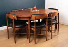 Load image into Gallery viewer, Retro Teak GPlan 1960s Fresco Dining Table &amp; 6 Six Chairs By Victor Wilkins