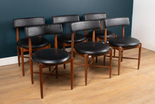 Load image into Gallery viewer, Retro Teak GPlan 1960s Fresco Dining Table &amp; 6 Six Chairs By Victor Wilkins