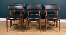 Load image into Gallery viewer, Retro Teak GPlan 1960s Fresco Dining Table &amp; 6 Six Chairs By Victor Wilkins