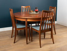 Load image into Gallery viewer, Retro Teak GPlan 1960s Fresco Dining Table &amp; 4 Six Chairs By Victor Wilkins